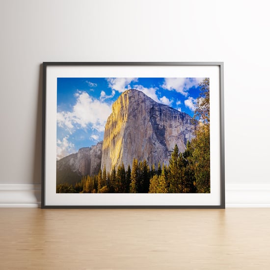 Mountain Cliff - Black frame