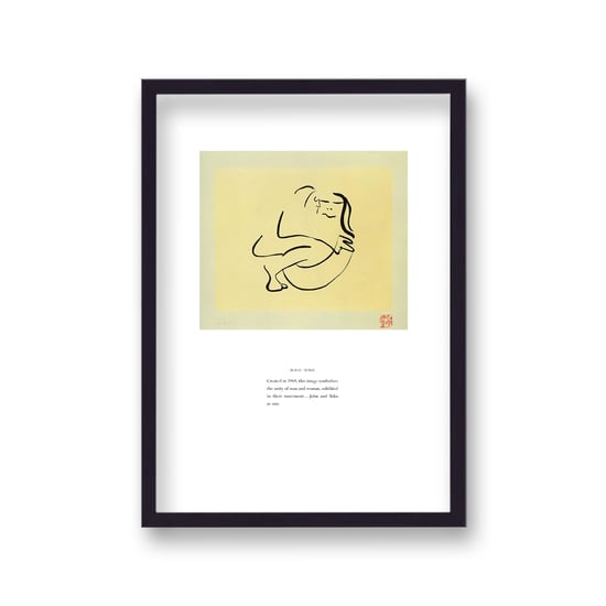 John Lennon Personal Sketch Collection 6 Bag One - Black Frame