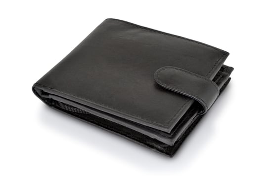 Woodland Leather Black 4.5" RFID Multi Pocket Wallet