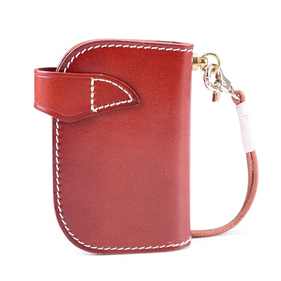 Women's Leather Keychain and Card Holder Wallet