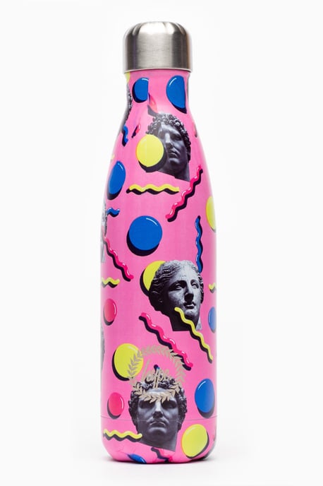 HYPE RETRO STATUES METAL REUSABLE BOTTLE - 500ML