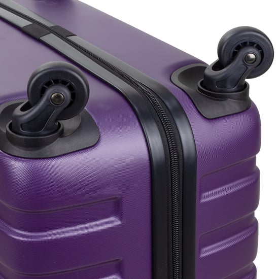 Byron 55cm Cabin Hardshell 4 Wheel Spinner Suitcase Purple