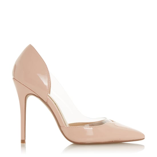 Head Over Heels by Dune Ladies CECIL Transparent Panel Court Shoes