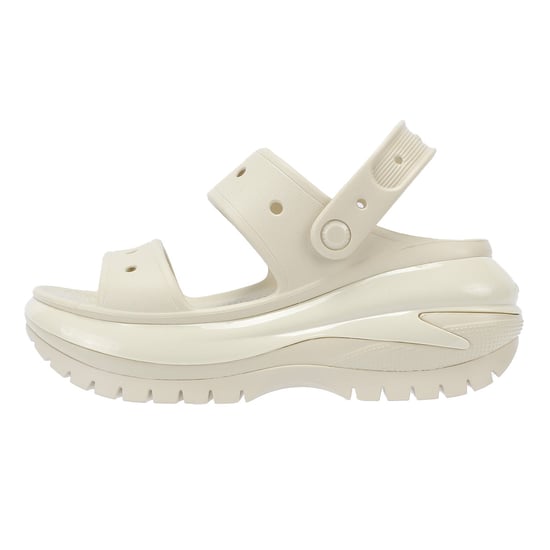 Crocs Classic Mega Crush Women's Bone Sandals - Image 6