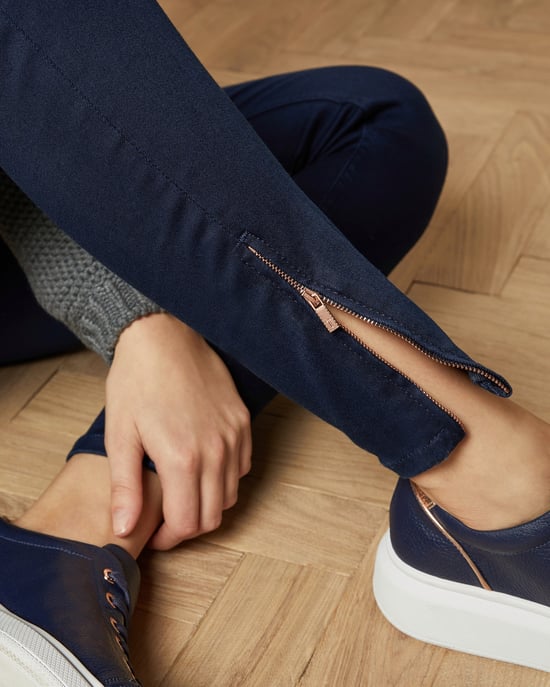 Ted Baker Dariaas Super Skinny Rinse Wash Jeans in Navy