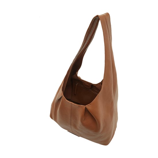 Dune DASHIING Leather Seam Detail Slouch Bag
