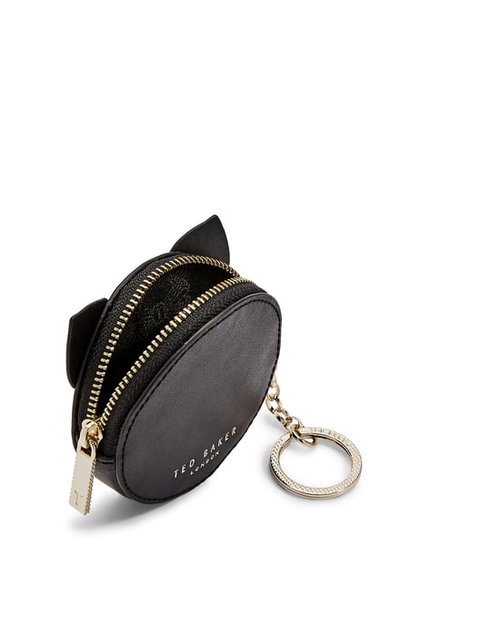 Ted Baker Tabbiee Cat Coin Purse in Black