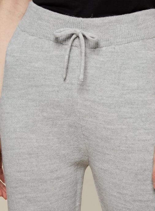 Dorothy Perkins Womens Tall Grey Knitted Joggers Activewear Bottoms Trousers