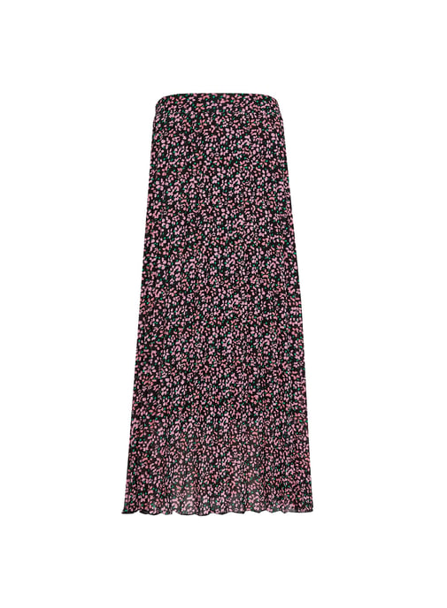 Dorothy Perkins Womens Multi Floral Print Pleated Midi Skirt Casual Bottoms