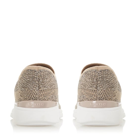 Dune Ladies EASY SLIP ON Knitted Trainers