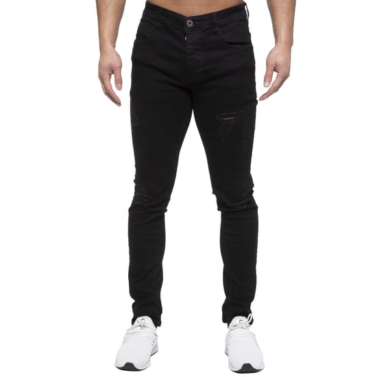 ETO | Mens Hyperstretch Jeans With Distress Effect - Image 3