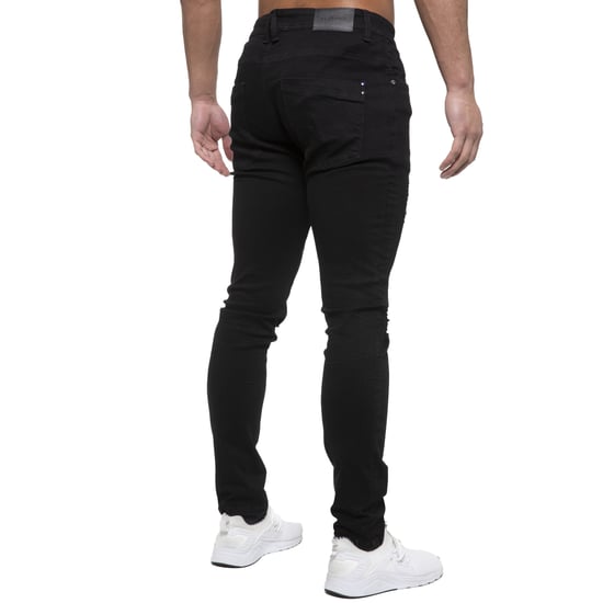 ETO | Mens Hyperstretch Jeans With Distress Effect - Image 4