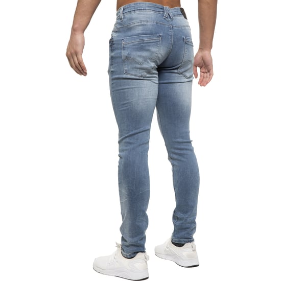 ETO | Mens Hyperstretch Jeans With Distress Effect