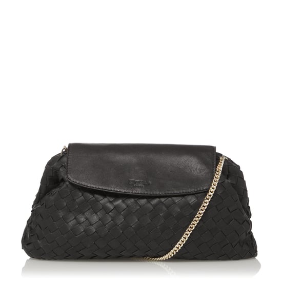 Dune EMOREE Voluminous Woven Leather Clutch Bag