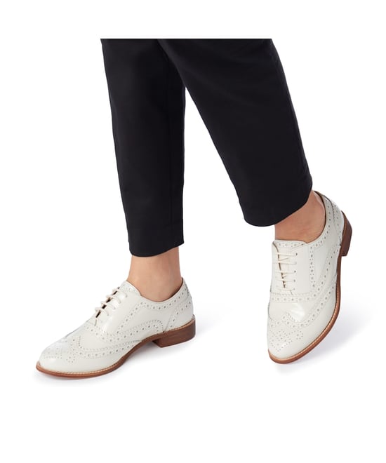 Dune Ladies FRENCHIE Leather Brogue Shoes