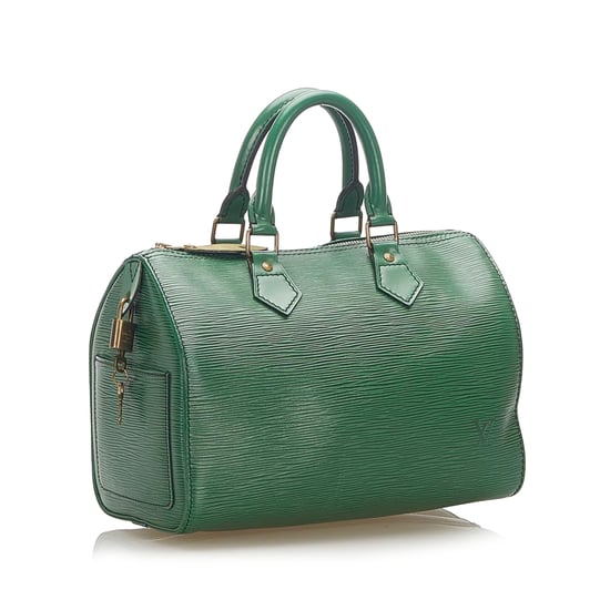 Vintage Louis Vuitton Epi Speedy 25 Green - Image 2