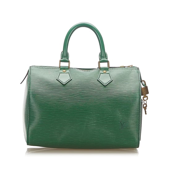 Vintage Louis Vuitton Epi Speedy 25 Green - Image 3