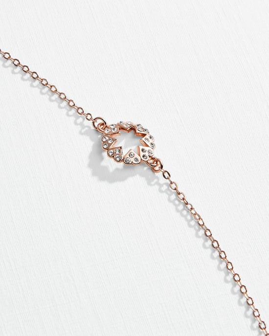 Ted Baker Hershie Heart Star Bracelet in Rose Gold