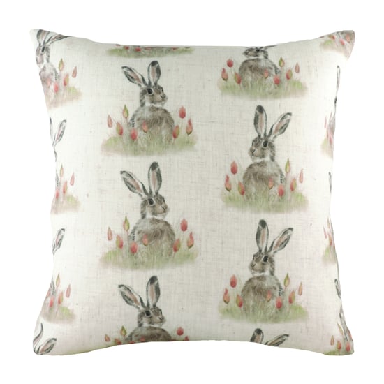 Hedgerow Hare Repeat Cushion - Image 1