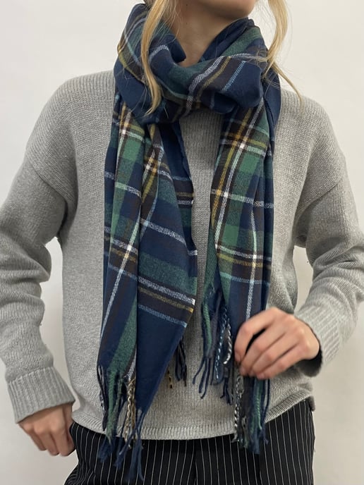 Tartan Woven with Tassels