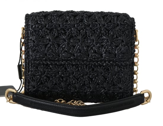 Dolce & Gabbana Pink Floral Lace Evening Long Clutch Cotton Bag