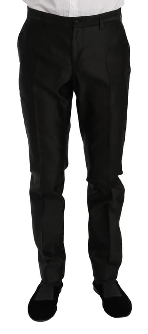 Dolce & Gabbana Grijze Mannen Taille Riem 100% Zijde Cummerbund - Image 4