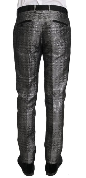 Dolce & Gabbana Svart Slim Fit Kappa Jacka MARTINI Blazer - Image 4