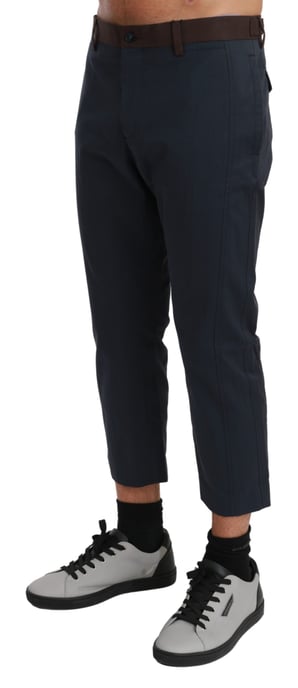 Dolce & Gabbana Brun randig cropped byxa - Image 2