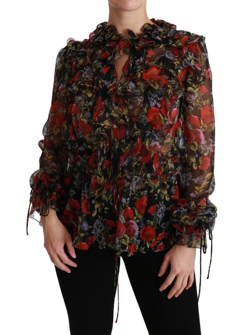 Dolce & Gabbana Vrouwen 100% Zijde Groene Mouwloze Geplooide Maxi Jurk - Image 1
