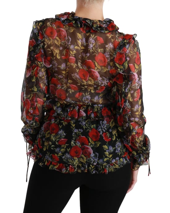 Dolce & Gabbana Vrouwen 100% Zijde Groene Mouwloze Geplooide Maxi Jurk - Image 4
