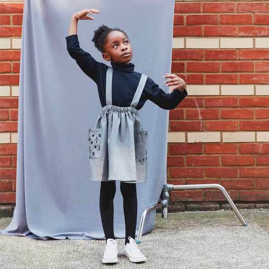 Denim Star Pinafore Dress