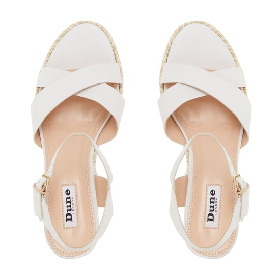 Dune Ladies KIWII Espadrille Trim Wedge Heel Sandals