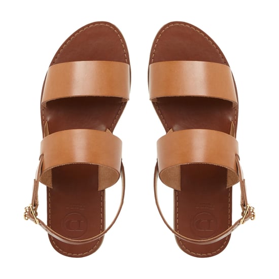 Dune Ladies LOWPEZ Double Strap Flat Sandals