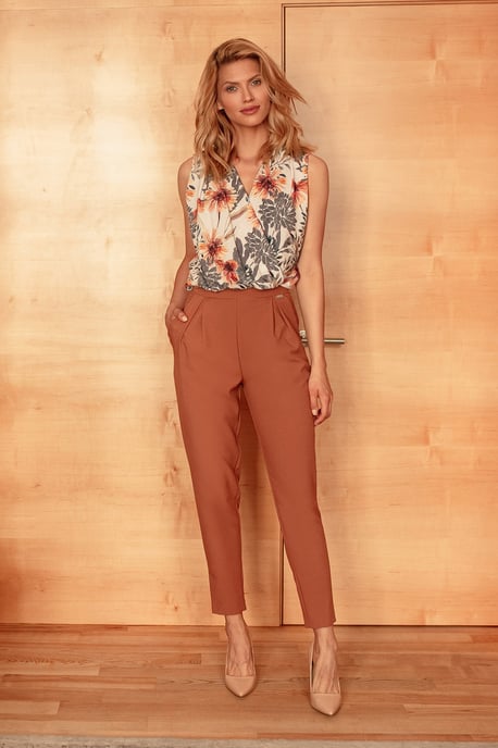 Brown Classic Trousers