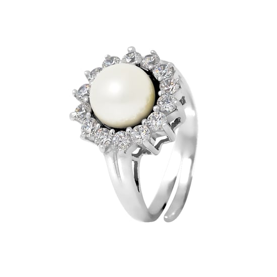 DIADEMA - Prestige Ring med Sötvattenspärla - Ren Vit Kollektion - Image 1