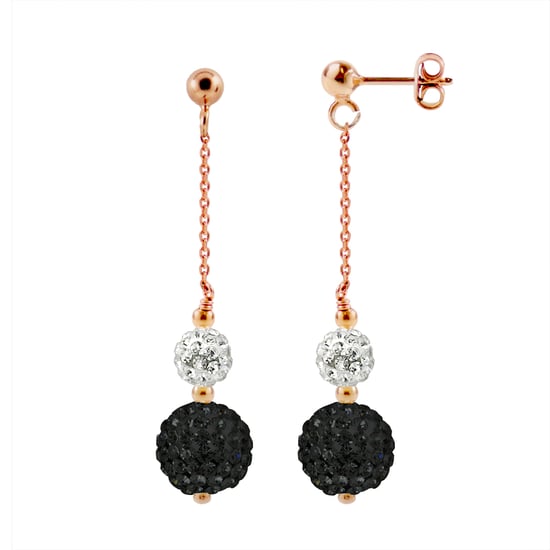 DIADEMA - Earrings Pinky Gold - Collection Crystal Pearl