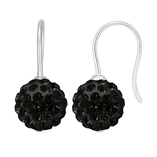 DIADEMA - Earrings Black Night - Crystal Black - Collection Crystal Pearl