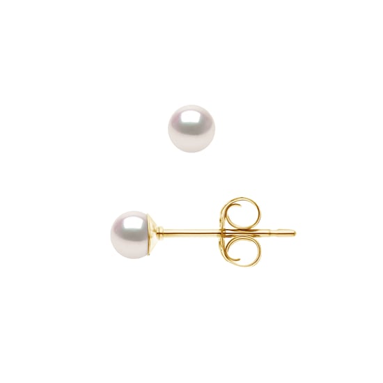 DIADEMA - Earrings - True Japanese Akoya Cultured Pearl - Quality AA+
