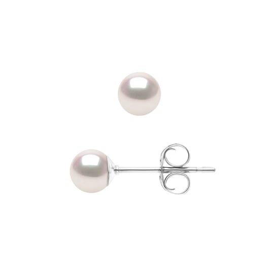 DIADEMA - Earrings - True Japanese Akoya Cultured Pearl - Quality AA+