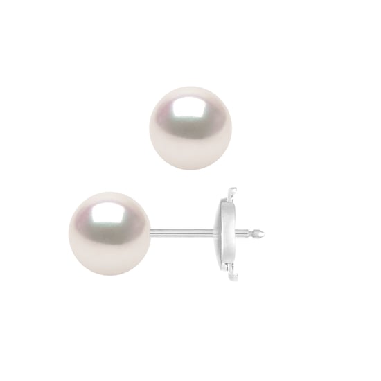 DIADEMA - Earrings - True Japanese Akoya Cultured Pearl - Quality AA+