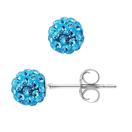 DIADEMA - Earrings Crystal Blue - Collection Crystal Pearl