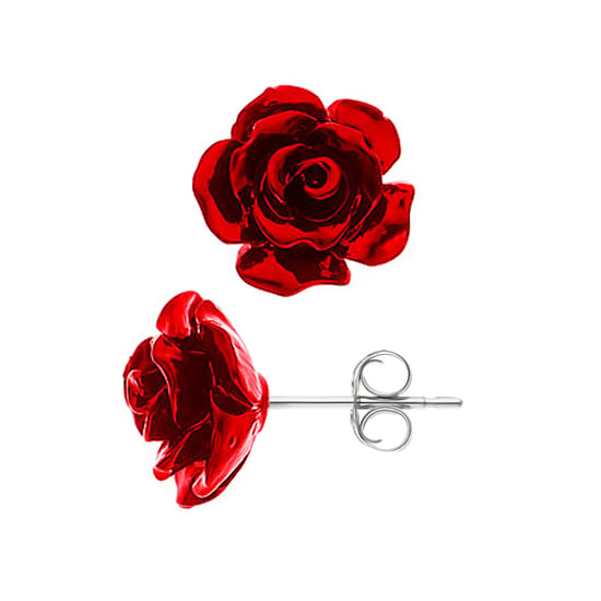 DIADEMA - Earrings - Red Rose - Love Jewelry Collection