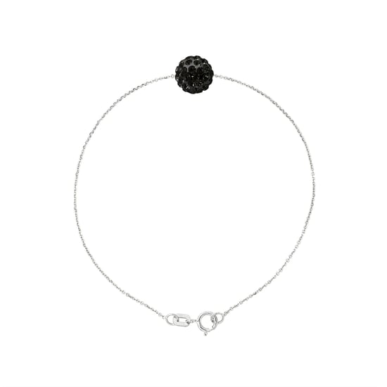 DIADEMA - Bracelet Toi & Moi - Freshwater Pearl & White Crystal Ball - Love Jewelry Collection