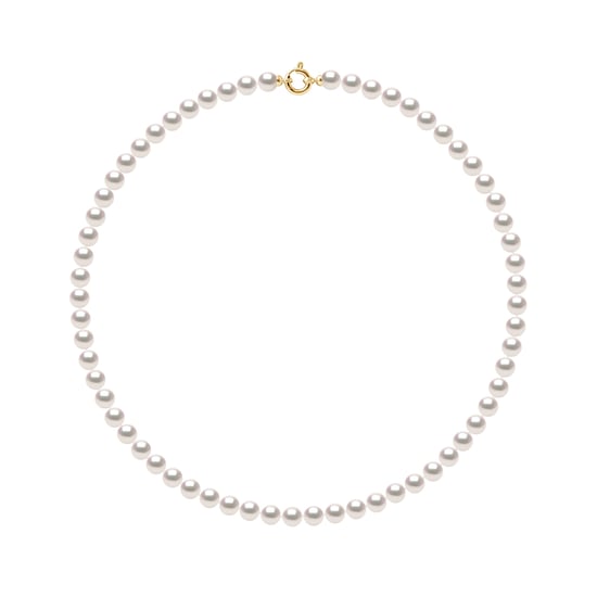 DIADEMA - Necklace - True Japanese Akoya Cultured Pearl - Quality AA+