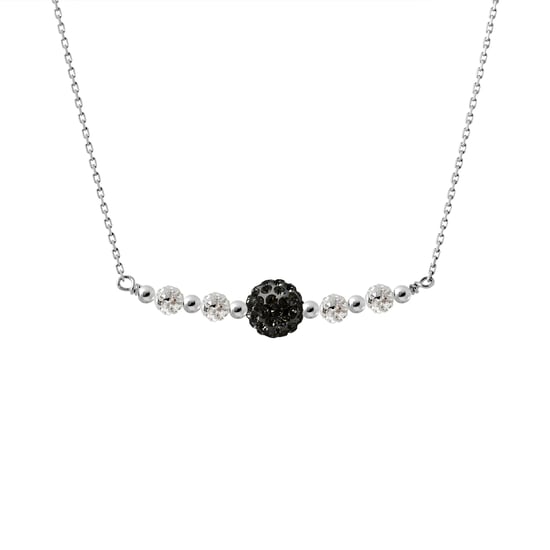 DIADEMA - Black Crystal Necklace - Love Jewelry Collection