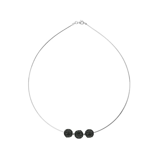 DIADEMA - Trilogy Necklace Black Night - Black Crystal - Love Jewelry Collection