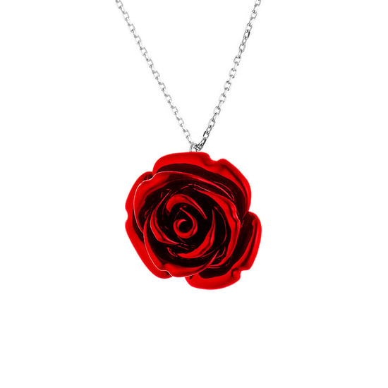DIADEMA - Necklace - Red Rose - Love Jewelry Collection