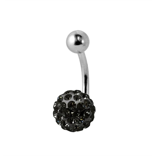 DIADEMA - Piercing - Black Crystal Ball - Love Jewelry Collection