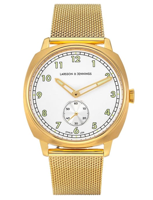 Meridian Milanese 38mm Gold White