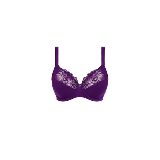 Memoir Underwired Full Cup Bra with Side Support - Black Cherry - Image 3